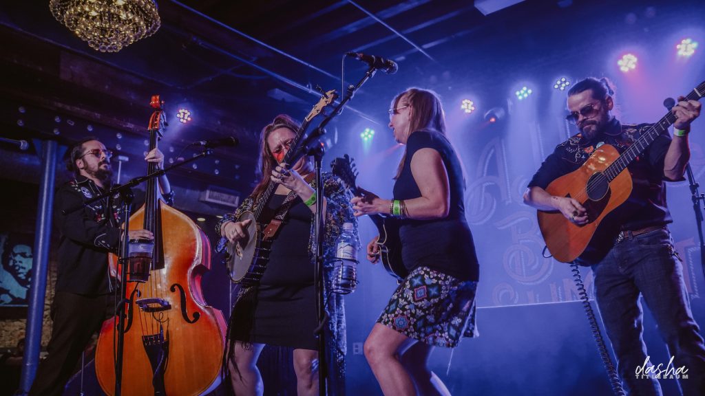mighty holler performing on stage