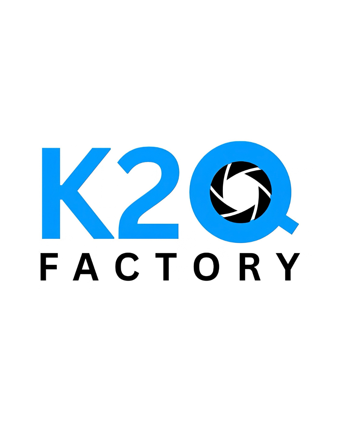 K2Q Factory Logo - White